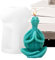 3D Yoga Silikonformen Gießformen Schildkröte Silikonform Kerzen, Kerzenform Seifenform DIY Schildkröte Gießform, Fondant (Schildkröte)