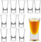 JIAAXYC Verres à Liqueur 30ml, Verre Shooter Lot de, 12 Pièces, Vodka en Cristal Transparent, Faciles à Nettoyer, pour Brandy, Whisky, Tequila, Gin, Vodka, Transparent