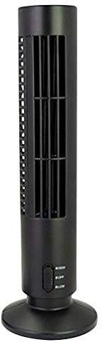 STOBAZA Ventilador De Torre De Escritorio - 12 Ventiladores Sin Aspas Ventilador De Aire Acondicionado De Escritorio USB Mini Ventilador De Torre De Enfriamiento Para Oficina En Casa