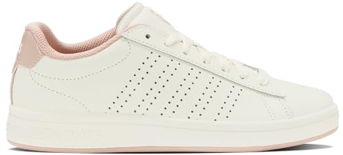 K-Swiss Damen Court Base II Sneaker, White, 37 EU