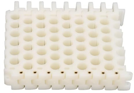 Cable 9mm Hole Tool, Network Cord Comb for CAT5 CAT6 CAT7 Cables, Compact and Lightweight Design, Easy to Carry and Store, Premium ABS and Copper Materials (6x8 Holes)
