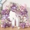 Lila Rosa Luftballon Girlande Kit, 116 Stück Latex Luftballon Girlande Rosa Lila mit Sand weiße Champagner Gold Luftballons für Geburtstagsdeko Frauen, Babyparty Mädchen, Hochzeit, Brautparty