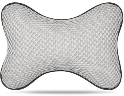 Tolenre Auto Kopfstütze Soft Auto Nackenkissen 28x20 cm Bequeme Autositz Kopf Nackenstütze Kissen Atmungsaktiv Autokissen Leder Anti Müdigkeit Kissen Stoßdämpfung Auto Zubehör