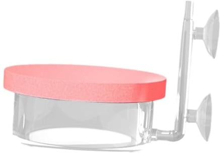 JISADER Einstellbares Aquarium O2 Diffusor Set mit 2 Saugnäpfen Und Bubbler, Durchmesser 8.5 cm