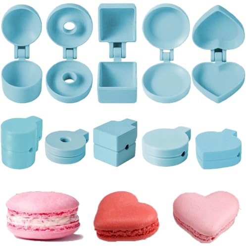 WADY Cake Pop Form 5 Stück Set Cake Pop Mould Backform Kuchenform Backen Werkzeuge Für Hochzeiten Geburtstage Partys Einfach entfernbar Cake Pop Maker Mold