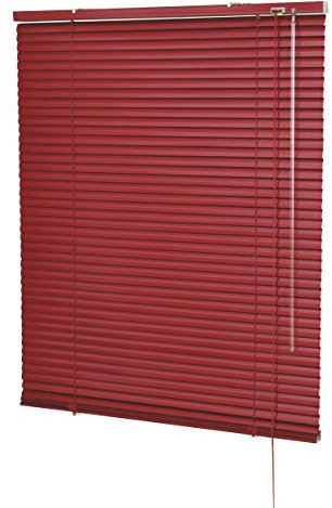 HUGG Alu-Jalousie (AL.7) Wand- und Deckenmontage, opt. Klemmhalter, Farbe bordeaux, (BxH) 160 x 170 cm