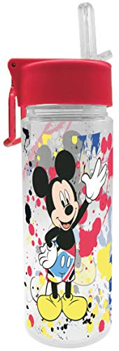 Disney Mickey Mouse 12077 Micky Maus Trinkflasche, Tritanflasche, Flasche, Tritan, 500 milliliters, Mehrfarbig