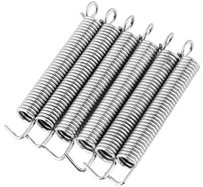 Hztyyier Gitarre Tremolo Brückenfedern, 6 Stück, Professionelle E-Gitarren Ersatzteile für ST Typ, mit Guter Elastizität und Spannung