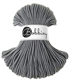 Bobbiny Junior 3 mm - Rope-Garn 100 m (Steel)