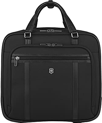 Victorinox Werks Professional Cordura Wheeled Business Brief Compact, Reisetasche mit Trolley-Funktion, 23 x 40 x 38 cm, Schwarz