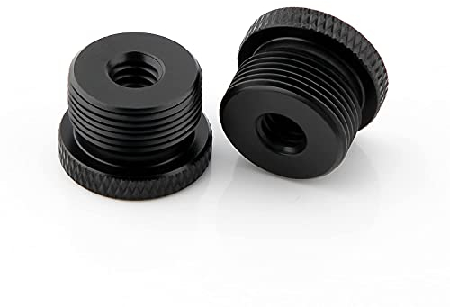 SAVITA 2pcs Adattatore Per Supporto Microfono Adattatore Filettato Da 1/4 Femmina a 5/8 Maschio Adattatore Per Vite Per Treppiede Per Monitor Per Videocamera Supporto Per Microfono