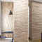 Revêtement mural en bois - Aspect 3D - Chêne naturel - Panneaux muraux - Modèle EGO (1 m²)