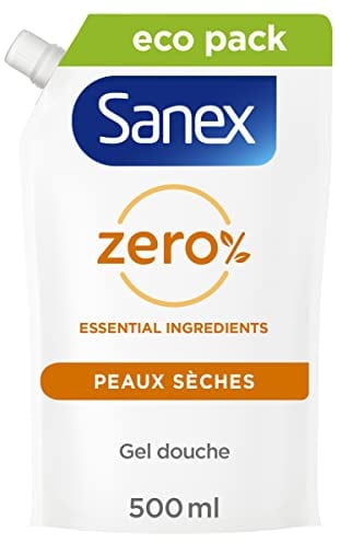 SANEX Sanex essentiel classique gel douche peaux seches recharge 475ml - Le flacon de 475ml
