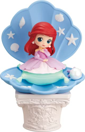 BANPRESTO Figur Q Posket Ariel - Stories Disney Characters - Pink Dress Style (Grün), 12 cm, BP18955, Mehrfarbig