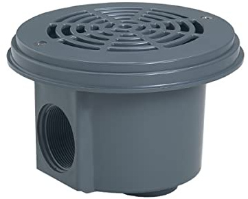 Hayward - 2er-Set Bodenspunde für Liner-Pools - Dunkelgrau - 3253DGRPAK2