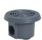 Hayward - Lot de 2 bondes de Fond pour Piscine Liner - Gris foncé - 3253DGRPAK2