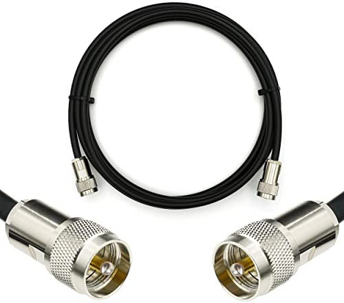 RANGEFUL 5m PL259 UHF Cavo coassiale prolunga 5 metri da esterno 5D-FB Ø7,5mm – Resistente alle intemperie – per HAM cavo antenna CB radio analizzatore misuratore SWR VHF marino rosmetro
