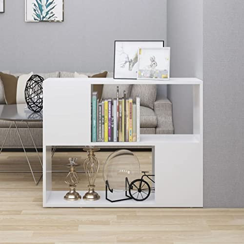 KTHLBRH Mobile per Televisore Mobile porta tv Tavolino Laterale Mobile TV Bianco 80x24x63 cm in Truciolato Adatto per camera da letto, soggiorno, ufficio Facile da montare