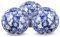Ciieeo 3pcs Blue and White Porcelain Orbs Decorative Balls Floating Ceramic Spheres Pool Ball for Centerpiece Bowl Tray Vase Basket Dish Fish Tank Home Decor 6cm
