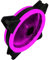 jojofuny 1pc Rgb Cooling Fan Mute Led Computer Fan Dual Aperture Design Stylish Purple Cooling for Home Dorm Low-noise Operation for Enhanced Performance