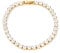 UNSHINEBAR Tennis Armband für Herren in verschiedenen Farben - Streetwear Iced Out Tennis Armband aus Edelstahl und 18K Gold - Wasserfestes Armband (Gold, 21)