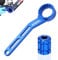 Bicycle BB Wrench Tool, 5 in 1 Multifunction Bike Bottom Bracket Tool BB Wrench for Shimano and SRAM Alloy BB Tool Remover for Cycling Riding Equipment