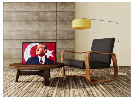 EleganceFresh Atatürk Poster Wandbild für Wohnzimmer Heimdekoration Wanddekoration Accessoires