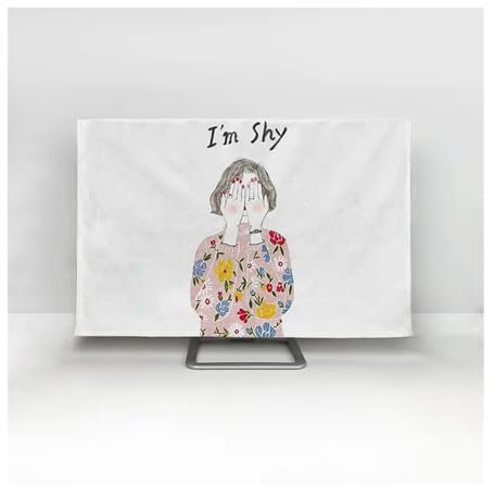 LXHZSY Outdoor TV Cover Display-Staubschutz, TV-Staubschutz, Stoff, 32–75 Zoll, einfach und modern(16,55 inch)
