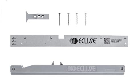 Eclisse Amortisseur universel BIAS UP pour portes coulissantes rétractables (gris)