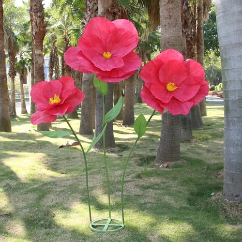 YOFNIRG 5.9 Ft Large Paper Artificial Flowers, Giant Flowers for Decoration