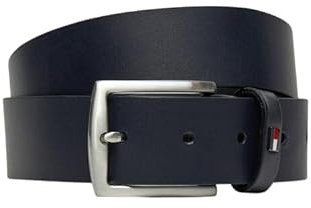 Tommy Hilfiger Herren Gürtel Denton 3,5 cm Wendbar, Mehrfarbig (Space Blue/Arctic Spruce), 95 cm