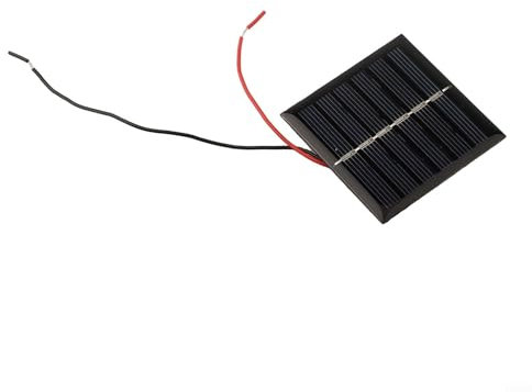 Mini panneau solaire 2-3 V 0,4 W 60 x 60 mm polycristallin mini panneau solaire portable escalade chargeur de voyage rapide pour camping, randonnée, activités de plein air