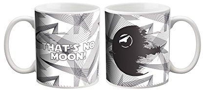 Funko SW02642 Star Wars Mug 20oz Intergalactic Death Star, Ceramic, White, 28.2 x 21 x 11.5 cm