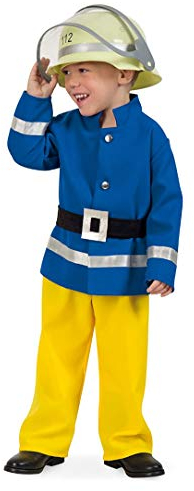 KarnevalsTeufel.de Kinderkostüm Feuerwehrmann - Feuerwehr kleiner Held (104)