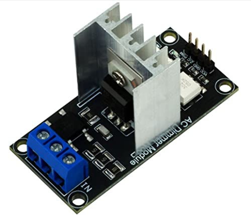 Ac Programmable Light Dimmer 1110V - 220V AC Module Controller Board For Arduino, STM, ARM, AVR, Raspberry Compatible 50/60hz With HeatSink 3.3V/5V Logic