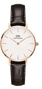 Daniel Wellington Damen Analog Quarz Uhr mit Leder Armband DW00100232