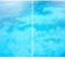 DAMU | Herdabdeckplatte 2teilig 2x30x52 Herdabdeckung Ceranfeld Glasschneideplatte Ceranfeldabdeckung Herdplattenabdeckung Kochfeld Abdeckung Schneidebrett Glasplatte Blau Meer