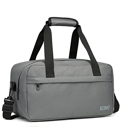 Kono 35x20x20 Cabin Bag Under Seat Ryanair Flight Carry On Bag Sports Travel Duffel Holdall Hand Luggage 14L Unisex
