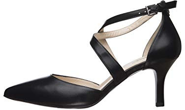 Nero Giardini E011084DE Décolleté Donna in Pelle - Nero 37 EU