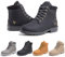Botas Mujer Invierno Botines Nieve Zapatillas Trekking Calentitas Boots Cordones Zapatillas Planas Antideslizante Casuales Negro Talla 41 EU