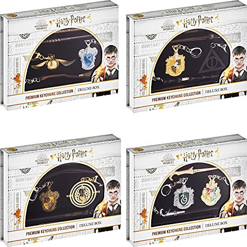 Harry Potter P.M.I Metal Premium Keychains Collection - 6 Pack Deluxe Box (Random) (HP8550)