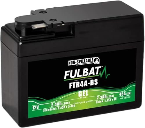 FULBAT BATTERIE MOTO FULBAT GEL FTR4A-BS 12V 2,3AH 45A