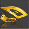 Velospeed Per Tmax 560 Tech Max Tmax 530 SX DX Tutti gli anni Staffe Pinze Freno Posteriore Disco Rotore Guard tmax530 tmax560 techmax Accessori (oro-1)