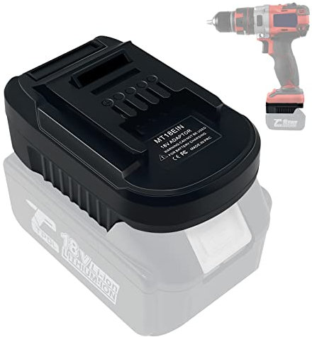 MAKBOS Für Makita Konvertieren auf Einhell Batterieadapter, MT18EIN Konvertieren für Einhell 18V Elektrowerkzeuge, schnurloser Akku-Adapter