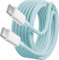 Txtcu USB C to USB C Charger Cable 60W, Type C to Type C Cable Compatible with Samsung Galaxy S21 S20,Note 20 Ultra10 9 8,MacBook Air/Pro 13'',iPad Mini 6/Pro/Air,Pixel Blue 2M