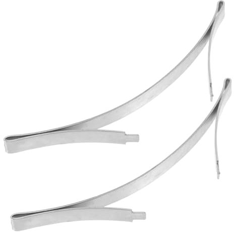 Housoutil Precision Designed Sliding Door Track Positioners 2pcs Manganese Steel Bottom Positioners for Wardrobe Doors Easy Replacement