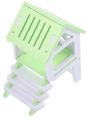 DOITOOL Casa para Hámster Refugio De Resistente con Escalera para Decorar Casa