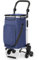 wuuhoo® Pro Einkaufstrolley Buddy - Klappbar und leicht - Thermo-Isolierung - wasserabweisend - 3-Räder-System - Aluminium dunkelblau