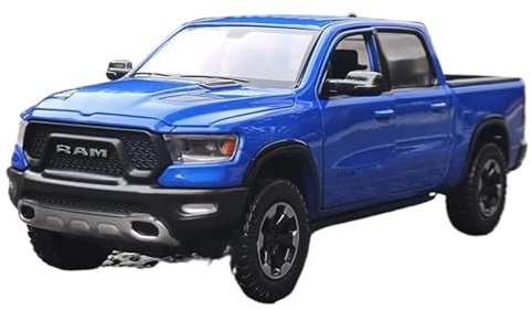 voiture à l'échelle 1:24 pour Dodge RAM 1500 Rebel Pickup Simulation modèle de voiture en alliage moulé sous pression véhicules tout-terrain modèle de voiture Modèle de véhicule de collection ( Color