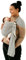 Physiologisches Tragetuch SLING Ring Studio Romeo ohne Knoten oder Gurt, Verwendung ab der Geburt, 100 % biologische Baumwolle, Öko-Tex-zertifiziert (Moss-Motiv)